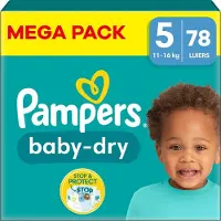 Pampers - Baby Dry - Maat 5 - Mega Pack - 78 stuks - 11/16 KG