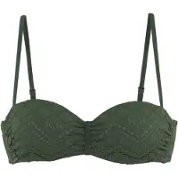 LASCANA Beugelbandeau bikinitop Omara met broderie anglaise | Maat BB