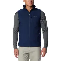 Columbia - Ascender II Softshell Vest - Softshellbodywarmer M, blauw