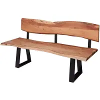 Wohnling Eetkamerbank GAYA acaciahout 160x84 cm - WL5.638