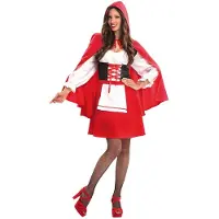 MOM Little Red Riding Hood Costume Rood M-L Kinderen