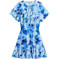 Desigual Jurk kobaltblauw / azuur / pastelblauw