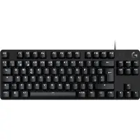 Logitech G G413 TKL SE, Kabel, USB, Mechanische schakelaar, QWERTY-indeling, LED-verlichting, Zwart