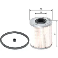 Bosch F 026 402 222 Brandstoffilter
