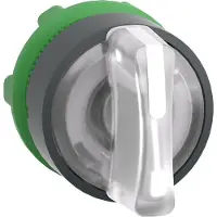 Schneider Electric Voorelement verlichte keuzeschakelaar, 3 ZB5AK1813, Knoppen + Schakelaars, Wit