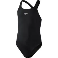 Speedo Endurance+ sportbadpak Medalist zwart Meisjes Polyester Effen - maat 122/128