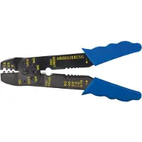 SW-Stahl 42501L kabelschoenklemtang voor ongeïsoleerde connectoren 1,5/2,5/6 mm I draadstripper 0,75-6 mm I schroefsnijder M2,6-M5