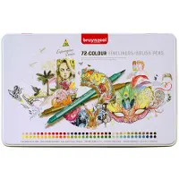Bruynzeel Creatives Fineliner / Brushpen set 72 kleuren