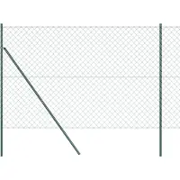 vidaXL Gaashek, op de grond te plaatsen, 1,5 x 25 meter, groen