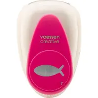 Vaessen creative Pons - Figuurpons - Vis - 1,9 x 4,9 cm