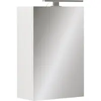 Vicco Lavio Badkamerspiegelkast – 40 x 60 cm met LED-verlichting Wit