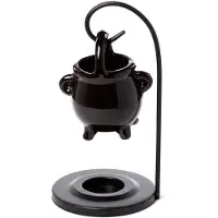 Puckator Zwarte Ketel Hangende Geurbrander met stand