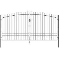 vidaXL Dubbele Heining WOERDEN 400 x 249,5 cm Staal Vergrendelbaar