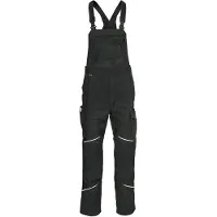 Kübler ACTIVIQ COTTON 34503421 Amerikaanse Overall HEREN Overall Werkkleding Zwart - Krasvrij - Industrieel Wasbaar