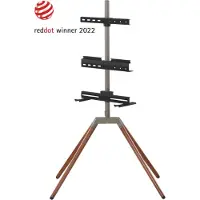 One For All Support TV Quadpro WM7475 pour écran de 32" à 70" Bois Foncé