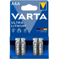 Varta Ultra Lithium AAA Blister 4 stuks