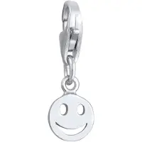Nenalina - Bedel - Hanger Basic met Happy Face in 925 Sterling Zilver - Dames
