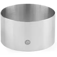 Hendi - Ronde Roestvrijstalen Bak- en Banket Ring - 200mm Diameter - 60mm Hoogte