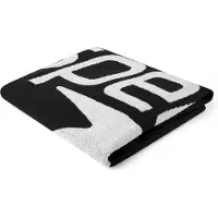 Speedo Logo Towel Zwart