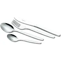 Esmeyer 24-teiliges Besteckset "Monita", Edelstahl 18/0, für 6 Personen, Bestek, Zilver
