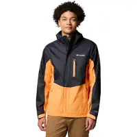 Columbia Sportswear Outdoorjas 'Pouring Adventure III' oranje / zwart