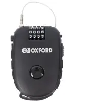 Oxford Retra 120cm Combinatieslot met intrekbare kabel Maat