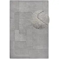 Home Collection Vloerkleed Charlotte Rechthoekig - Grijs 160 x 230 cm