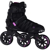Tempish Wenox Top 100 Dames Skeelers – 4x100mm Wielen – Speed / Fitness Inline Skates – Zwart Roze – Maat 39