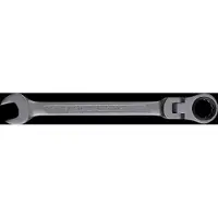SW-Stahl 03530L-13 ringratelsleutel 13 mm I ringsleutel met scharnier I 72 tanden I steeksleutel met ringratel I ringratel steeksleutel SW 13