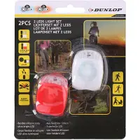 Dunlop Fietslampenset LED, 2st.