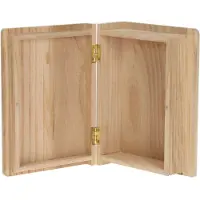 Playwood Houten Kist Boek paulownia 20x14,1x6,9 cm