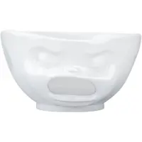 Tassen serie wit porseleinen kom met blaffend gezichtje 1000 ML - Bowl barfing