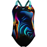 Speedo ECO+ Digital Placement Powerback Badpak Meisjes 152