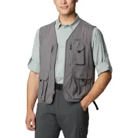 Columbia - Silver Ridge Utility Vest - Softshellbodywarmer S, grijs
