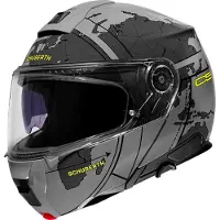 Schuberth C5 Globe Grijs Zwart Systeemhelm Maat XS