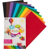 Icom Gekleurd Karton A4 20pcs - 300grams - Knutselkarton - Knutselen voor kinderen en volwassenen