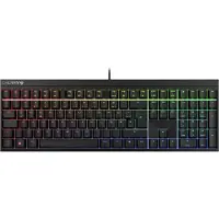Cherry MX 2.0S RGB MX rood (NL, Bedraad), Toetsenbord, Zwart