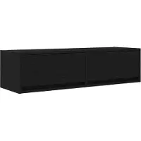 vidaXL TV Kast 100 x 31 x 25,5 cm Zwart eiken Bewerkt hout