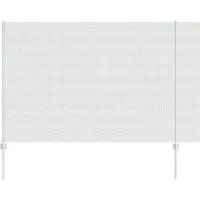 vidaXL zeshoekig gaasgek met palen 50 x 1,6 m Gegalvaniseerd staal