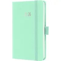 Sigel weekagenda Feel 2026 - formaat A6 - Mighty Mint - hardcover - SI-J6408