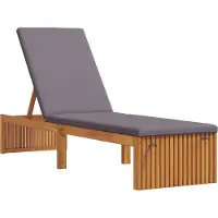 vidaXL Ligstoel Olie Natuurlijk 200 x 55 x 94 cm Massief acaciahout