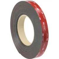 3M 5962F/1933 Dubbelzijdige tape Zwart (l x b) 33 m x 19 mm 1 stuk(s)