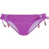 LASCANA Bikinibroek bruin / goud / lila