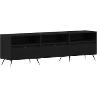 vidaXL TV Kast 150 x 30 x 44,5 cm Zwart eiken Bewerkt hout