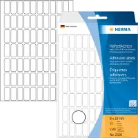 Herma Etiket 2320 8x20mm wit 2240 stuks - 3 stuks