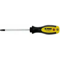 Ironside 120021 Werkstattschraubendreher PH 1 x80 2-Komponenten-Griff Chrom-Vanadium-Stahl