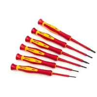 OEM Professionele schroevendraaierset met 6 verschillende bits, voldoet aan de VDE-norm