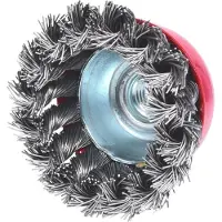 Ks Tools 340.0025 Roestvrij stalen draadborstel 0,5 mm, Ø 65 mm
