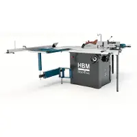 HBM paneelzaag, cirkelzaagtafel met roltafel deluxe 3000 Watt 400 Volt