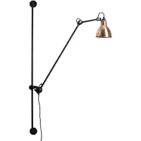Lampe Gras Wandlampe , 214 Round, Zwart, Woonkamer, Metaal, Designer